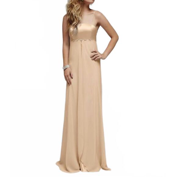 MILANO FORMALS Dresses & Skirts - NEW MILANO FORMALS silken symphony gown in champagne